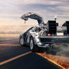 Back To The Future Movie Delorean Dmc 12 Car Wall Art