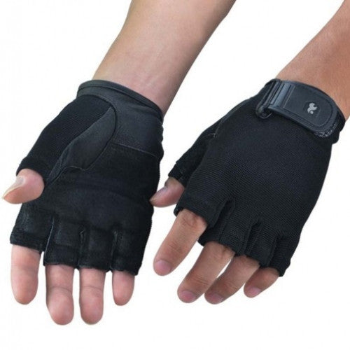 Breathable Training Exercise Gloves Real Leather