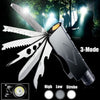 LED Flashlight Rechargeable Knife Torch
