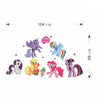 My Little Pony Cartoon Wall Stickers For Kids